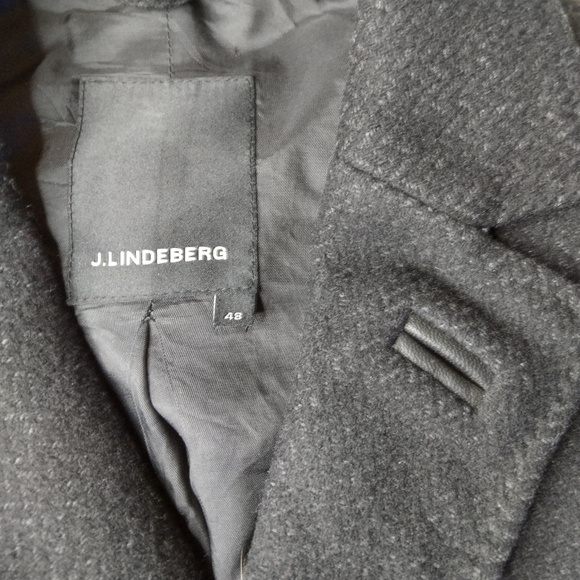 J.Lindeberg Men's Wolger CL Rock Wool-Blend Coat Size 48 - Picture 10 of 16